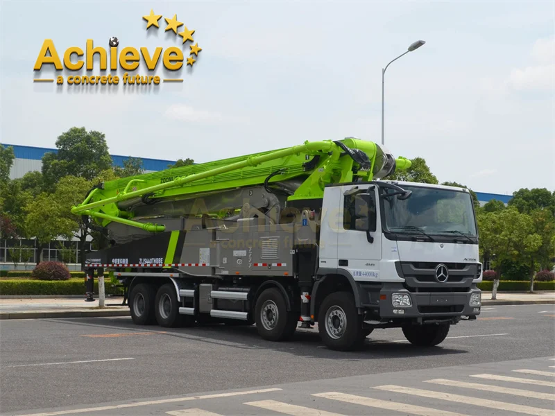 Used Hot Product 56X-6RZ ZOOMLION 56M Boom Concrete Pump Trucks With Low Price for Sale