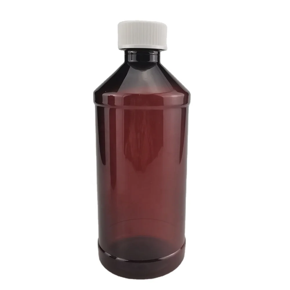 sealed with CRC red writing cap 16oz PET plastic 500ml bottles with fast shipping