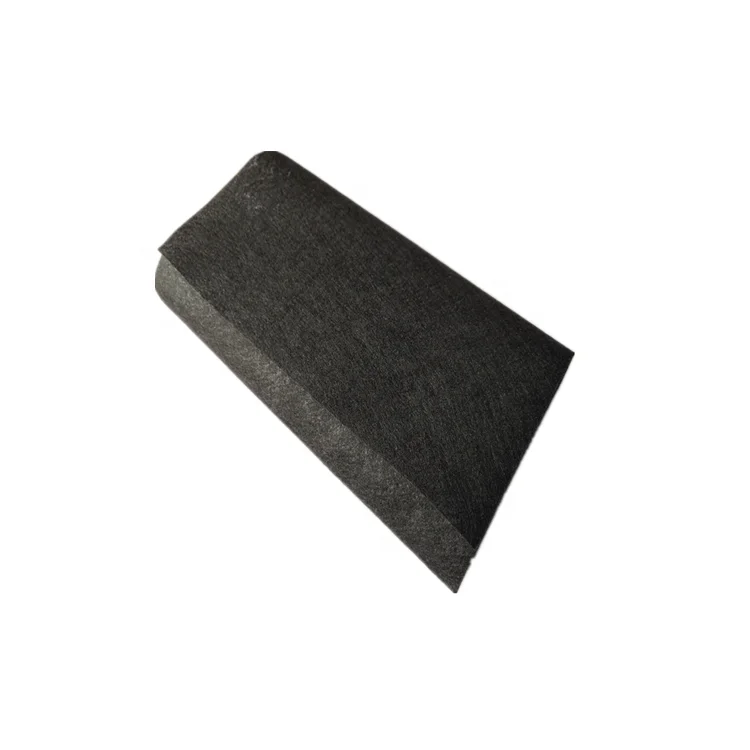 China Supplier Black PP Polyester Biodegradable Felt Nonwoven Fabric Interlining Needle Punched PET Nonwoven Fabric