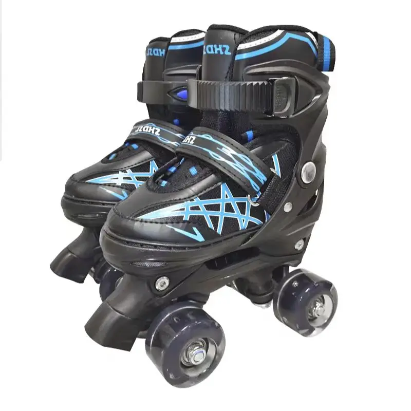 Roller Skates Wholesale Professional Flashing Roller Four Wheels Kids Adult Freestyle Inline Roller Skates For Outdoors