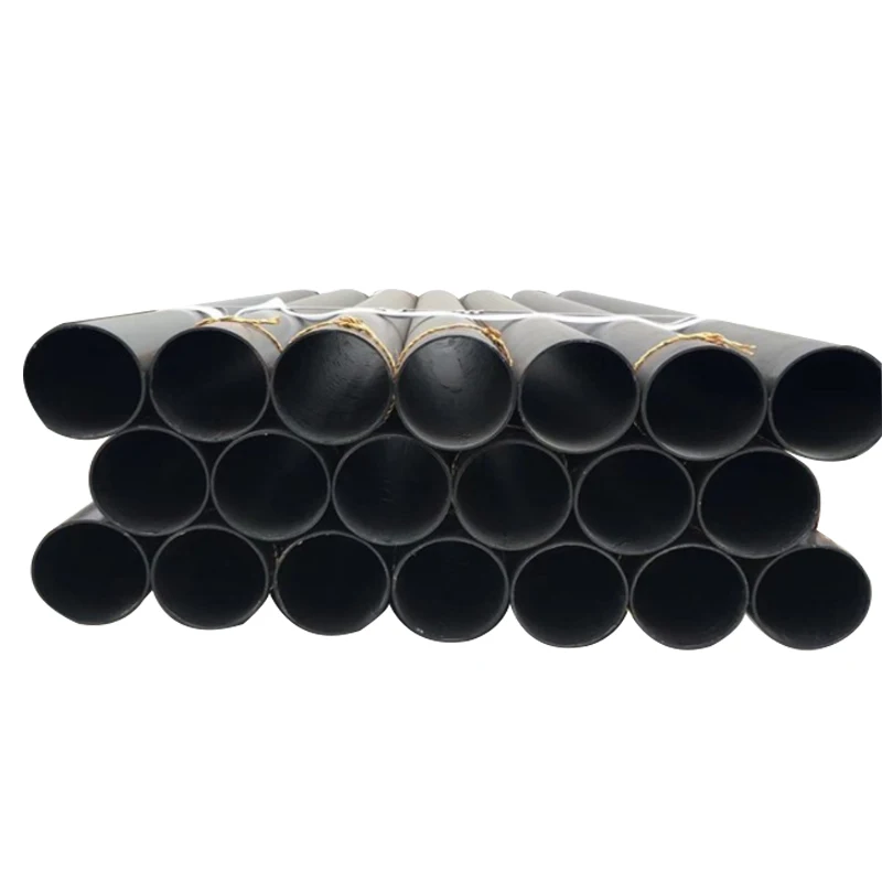 High Pressure Flexible Black Pvc Tube Large Diameter Drain Pipe For Sewer System