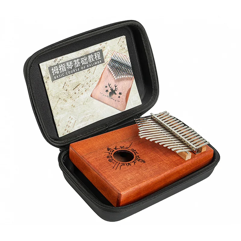 Kalimba thumb piano Case New Design Portable EVA Kalimba accessories Black Storage Bag