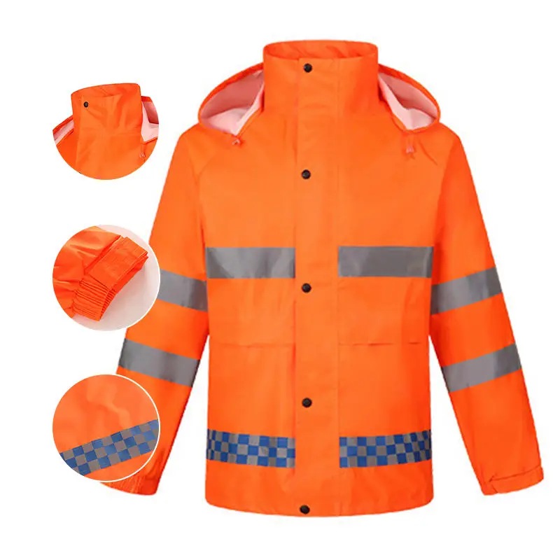 industrial reflective professional waterproof work suit work out clothes for men working clothes