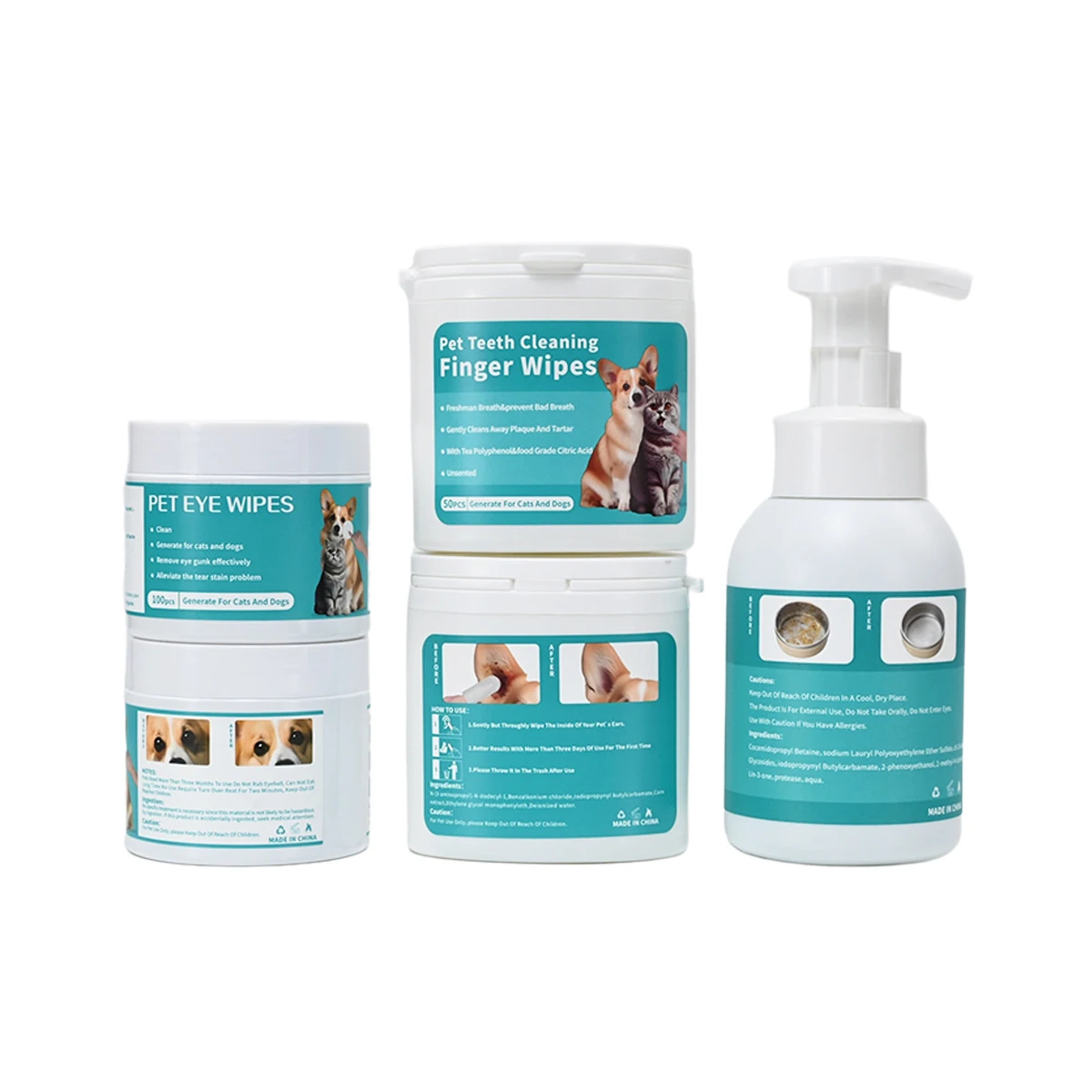 Factory Cleansing Kit Pet Friendly Waterless No Rinse Shampoo Pet Wash Free Foam For Cleaning Conditioning Dogs Cats