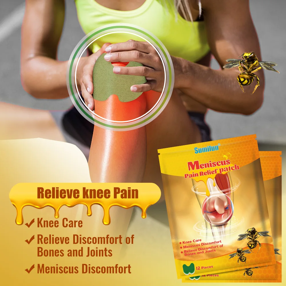 Meniscus care patch bee venom knee patch cross-border pain relief ointment patch K000009