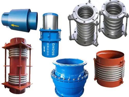 Axial Lateral Movement limit rod Metal bellows expansion joint with one un-fix flanged