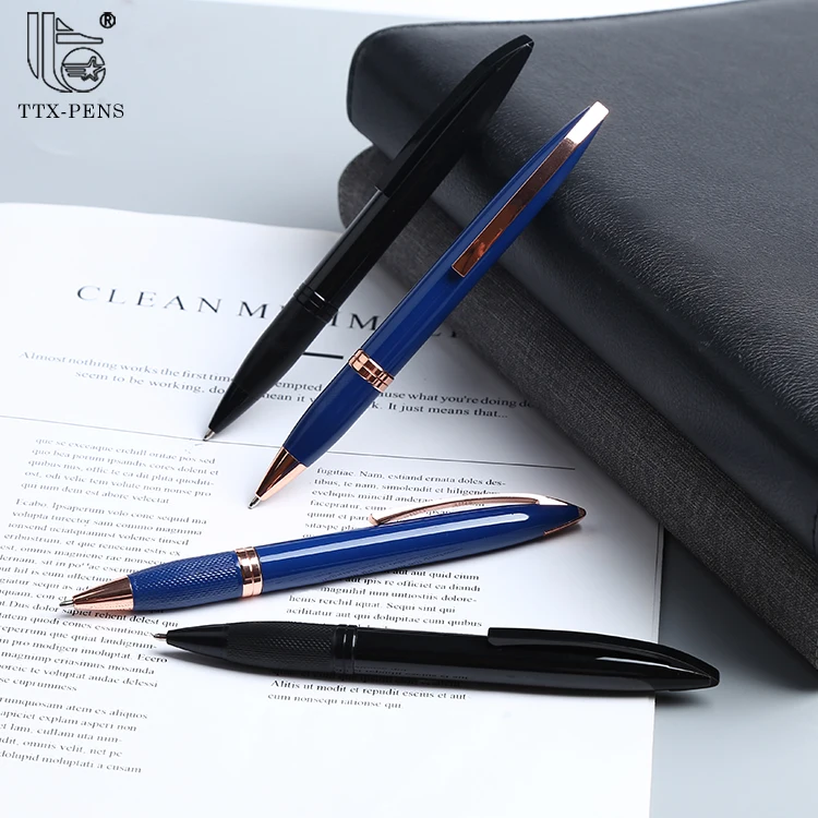 TTX New Product Kawaii Ballpoint Ball Point Case Set blue smoothly Personalized Color Parker Pen