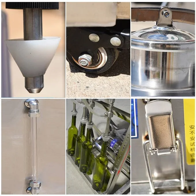 Jyd Small Business Yg-1 Single Head Magnetic Pump Water Oil Hand Sanitizer Perfume Serum Liquid Bottle Filling Machine