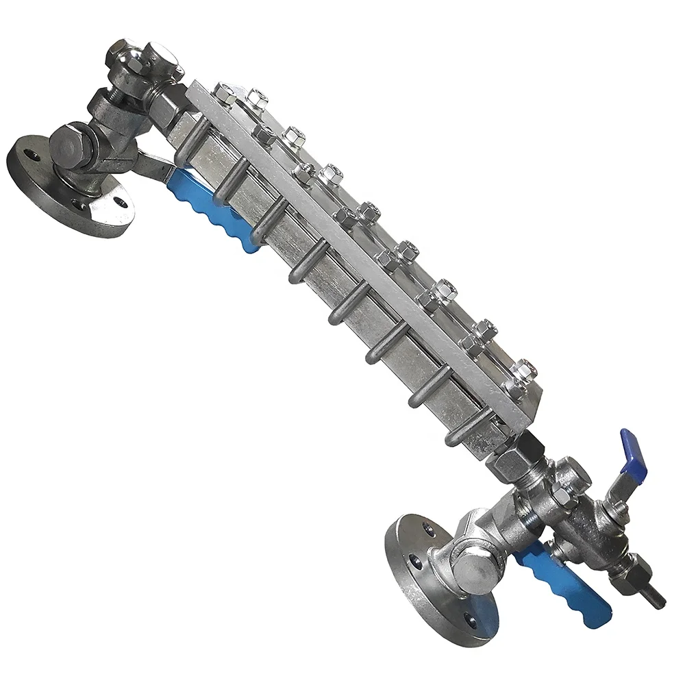 Transparent level gauge type mica level indicator Reflex Liquid Level Gauges for high pressure and high temperature