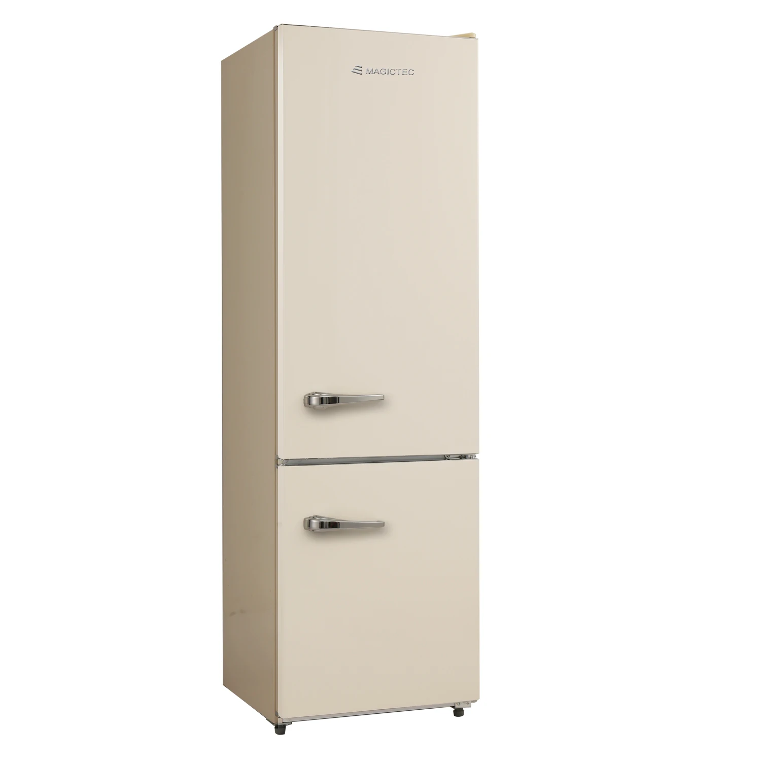 Retro Bottom Freezer Refrigerator for Home Total No Frost Electrical Thermostat Control Bottle Storage Shelf,8.83 cu.ft