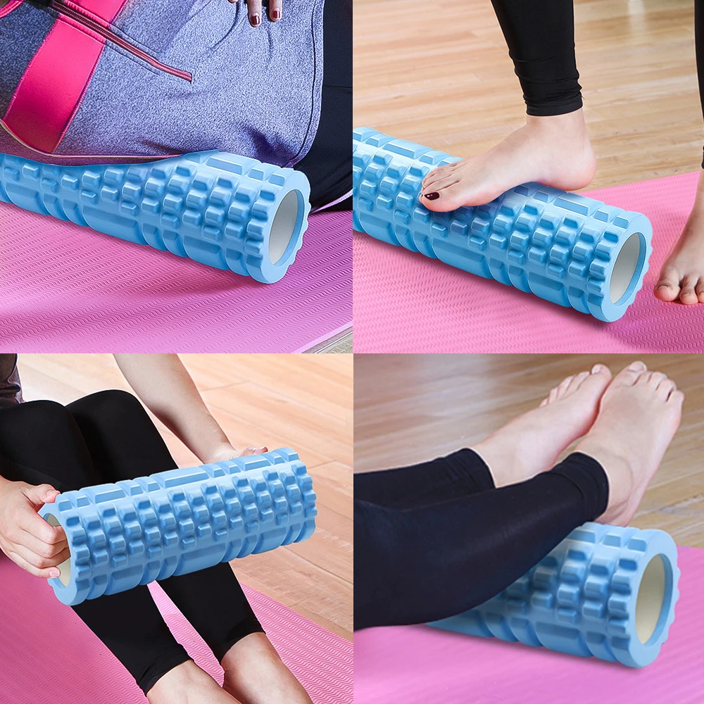 Custom Fitness Foam Roller Yoga Block Gym Pilates Yoga Exercise Back Muscle Massage Roller Home Training Equipment