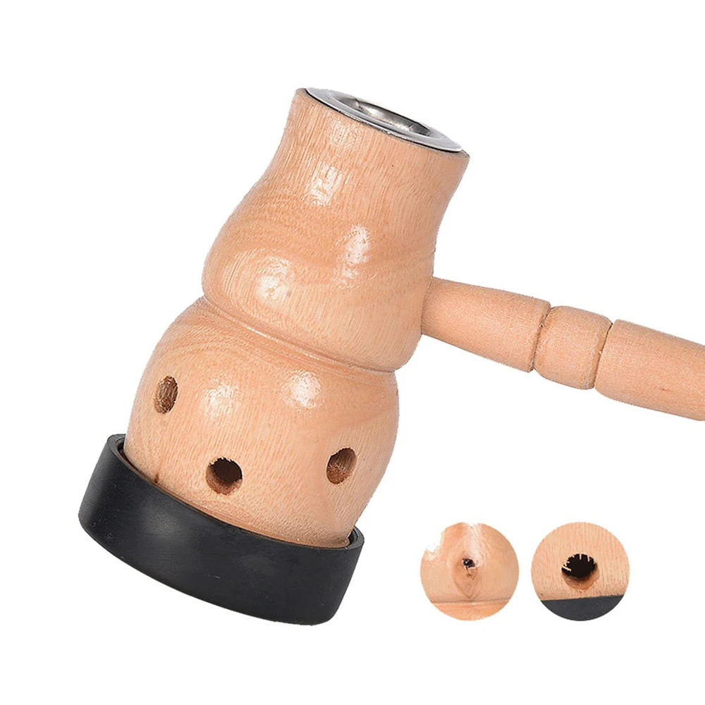 Traditional Chinese Medicine Moxibustion Tools Wood Calabash Moxa Burner