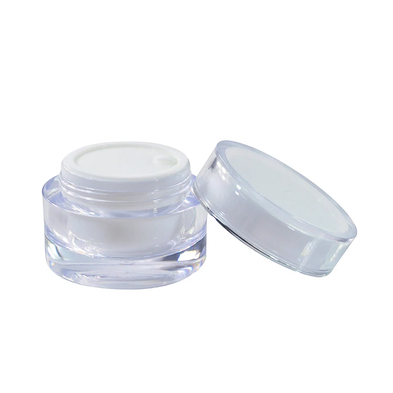 15G 20G 30G 50G luxury skincare acrylic plastic bottles cosmetic packaging cream clean  jar