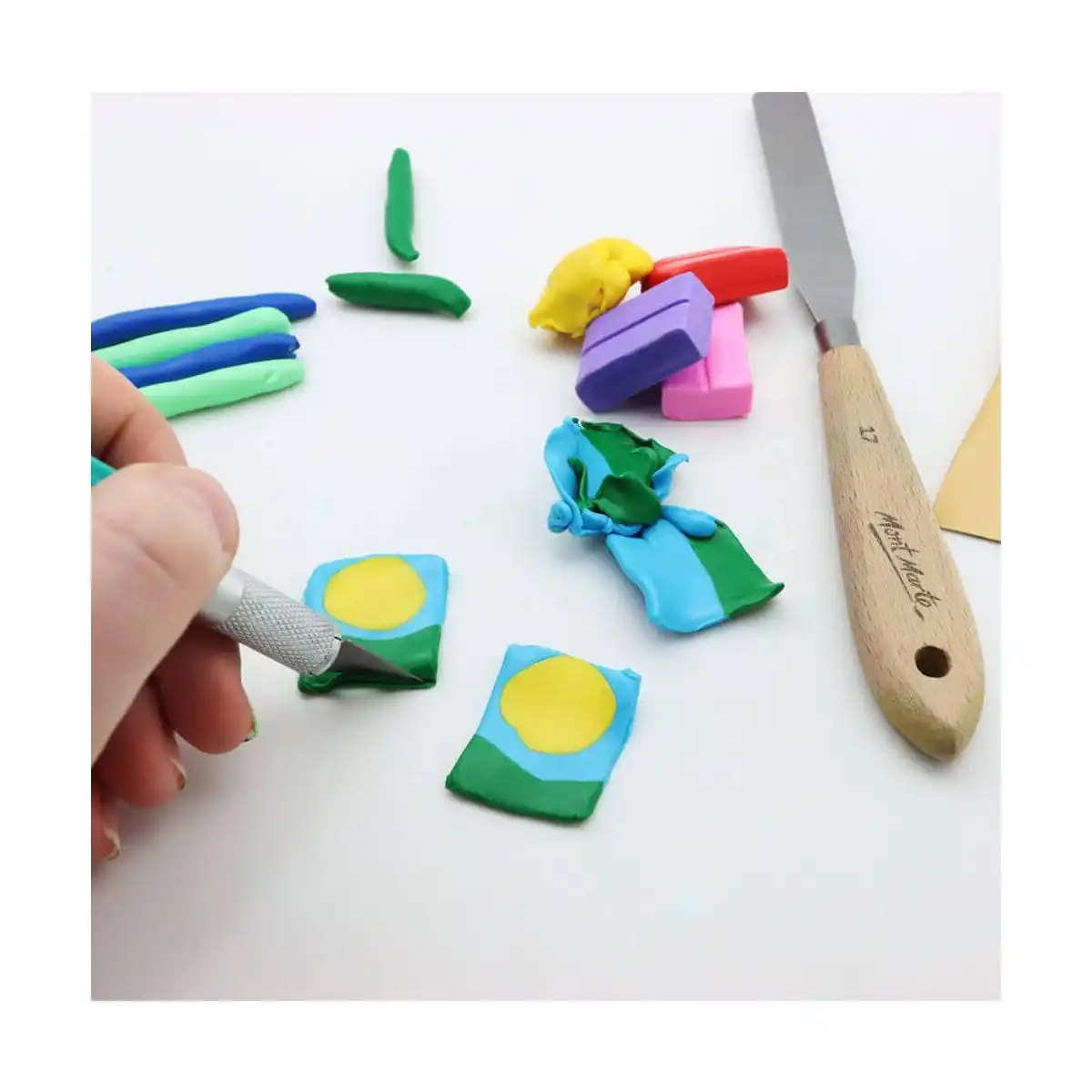 Mont Marte Make n Bake Polymer Clay 10pc modelling clay for kids