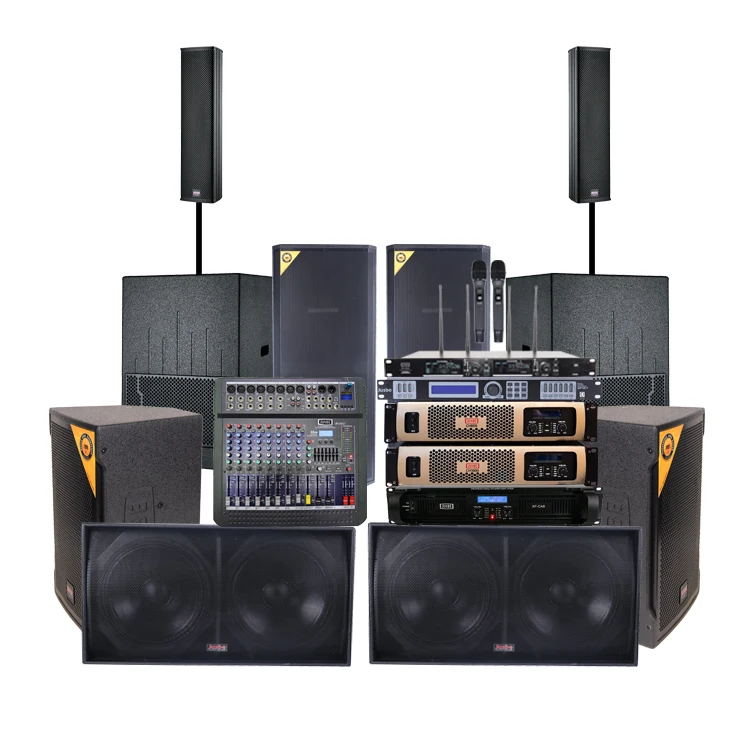 Jusbe professionalaudio2cvideo 8 inch 44 core line array speakers for auditorium/stage/theater/church