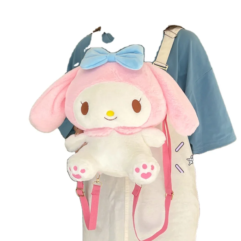 Лидер продаж мягкие плюшевые кукольные сумки Sanrios Kuromi Cinnamoroll с милыми персонажами и хлопчатобумажными пакетиками
