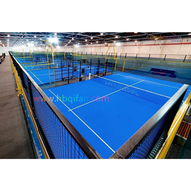 New arrival Luxury Panoramic Professional  Padel court Supplier Outdoor Indoor Paddle Tennis Price