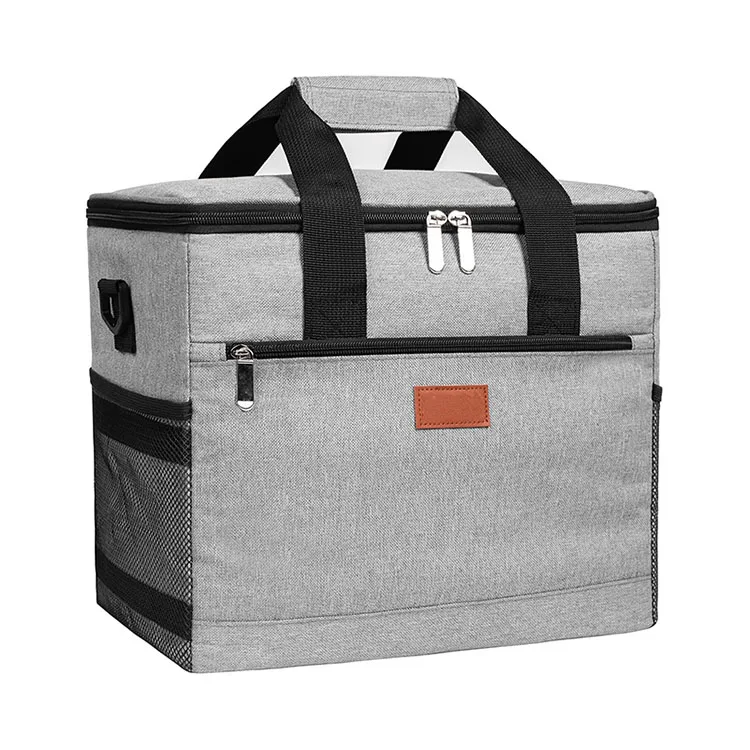 Custom Collapsible Thickened LeakProof Beach Travel Picnic Insulated Tote Bag Cooler