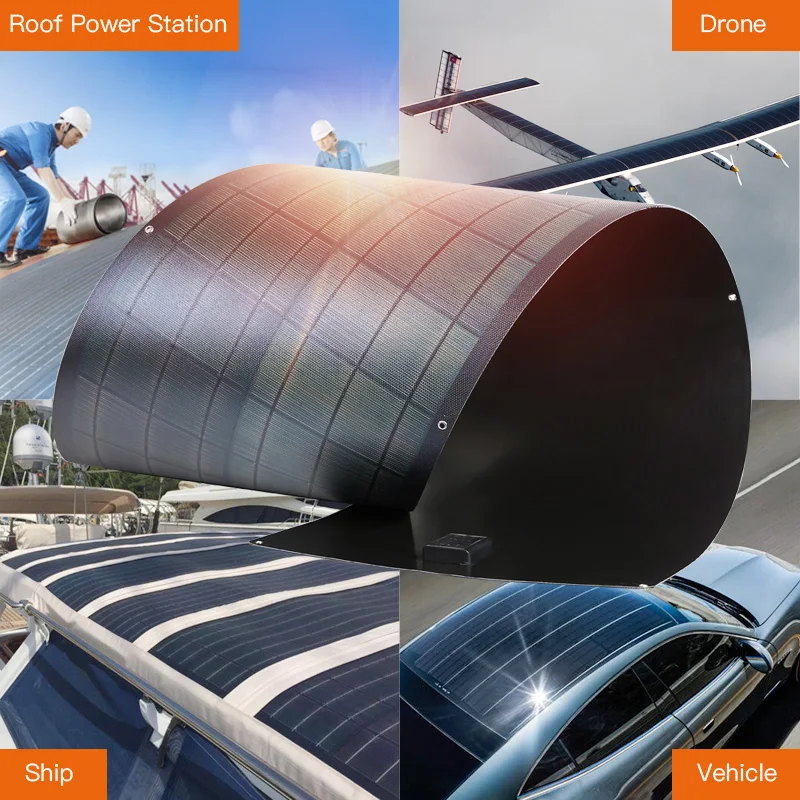 SSTH China factory 40W 80W 160W 500W thin film CIGS flexible rollable solar panel