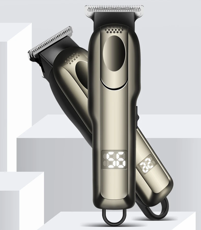 Профессиональный электрический мужской триммер для стрижки волос с низким уровнем шума