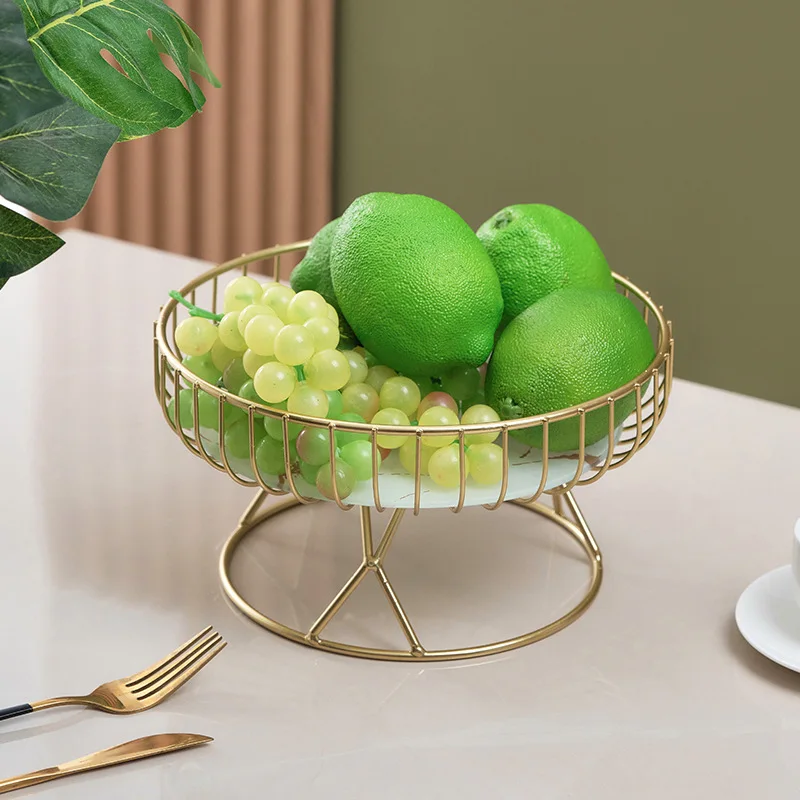 Hot Selling Home Decoration Metal Fruit Basket Kitchen Creative Storage Rack
