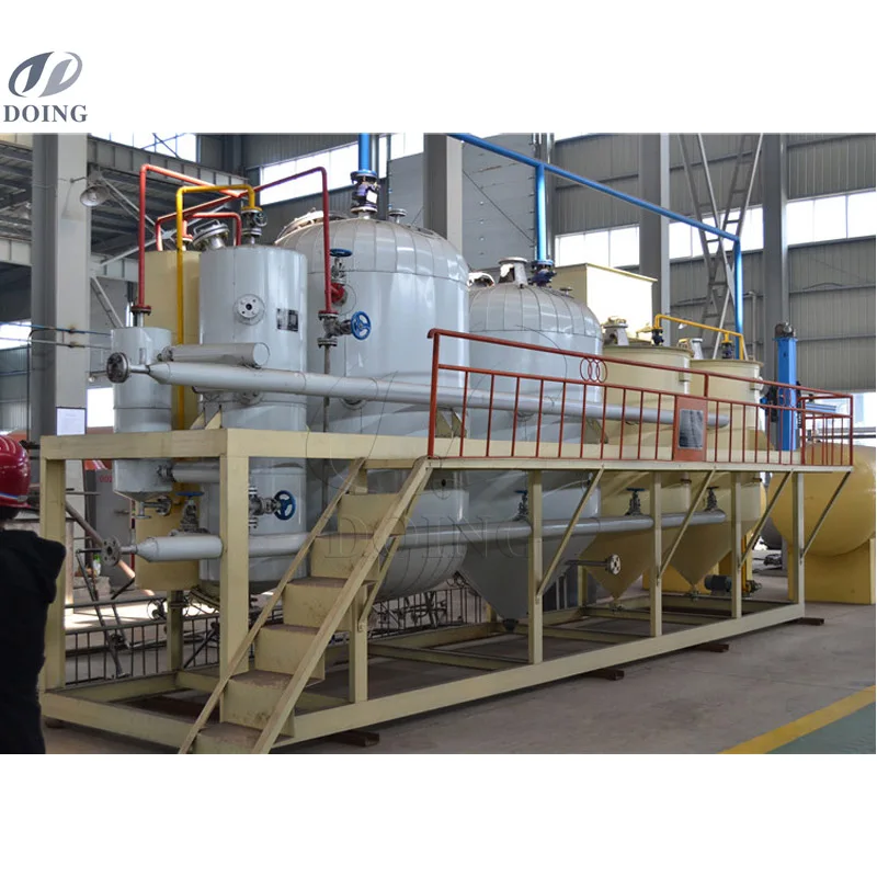 Productive edible oil refined machine refined soybean oil producer soybean oil refining equipment