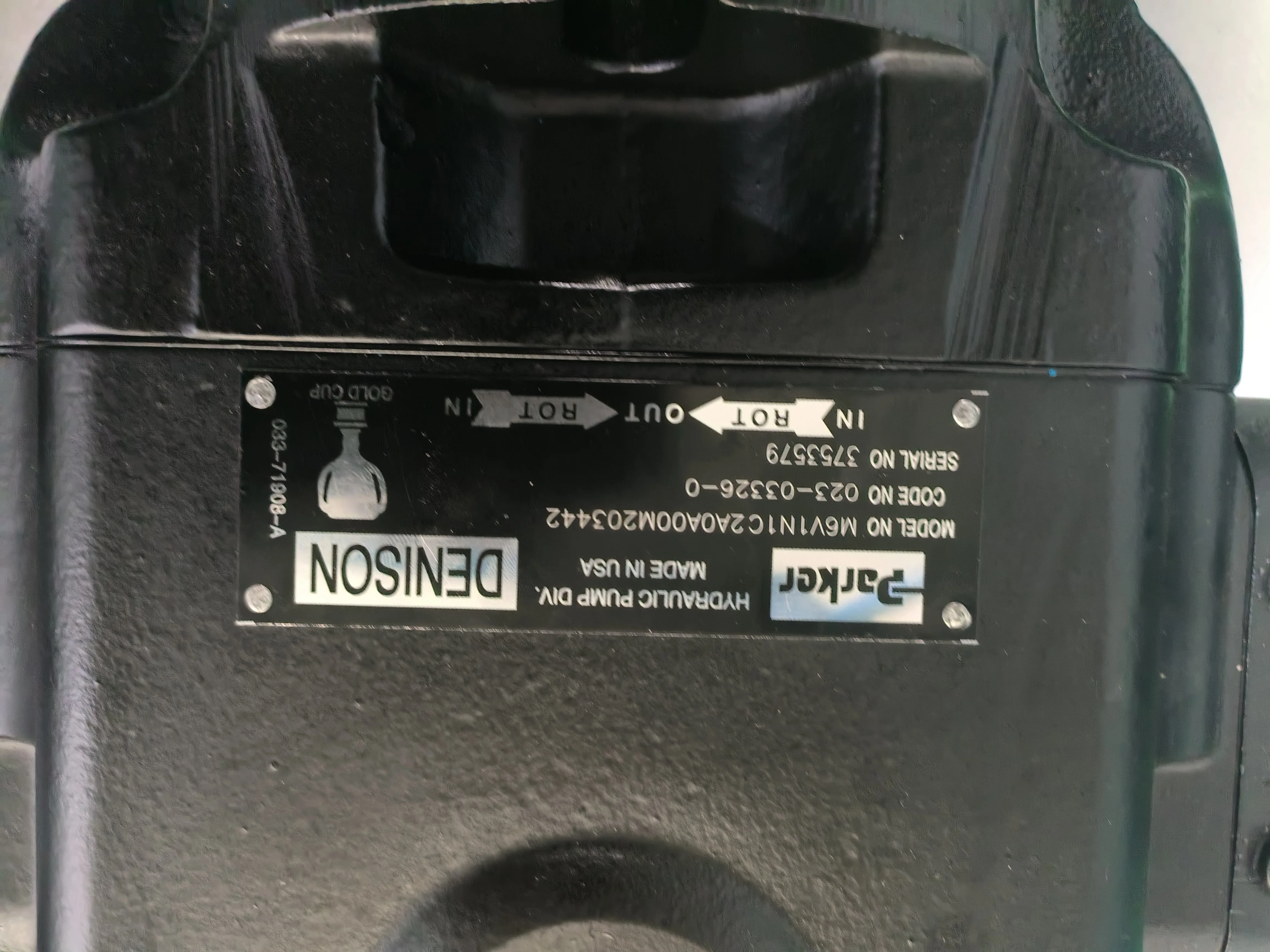 Denison Parker M6V1N1C2A0A00M203442 гидравлический плунжерный насос M6V M6 M6V1 M6V1N