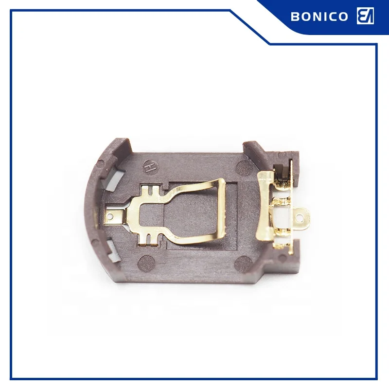 Gold Plated SMT/SMD CR2032 Holder With Surface Mounting Battery Connector
