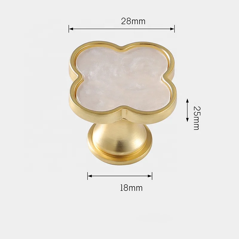 New Nordic style wardrobe handle modern simple creative shell handle