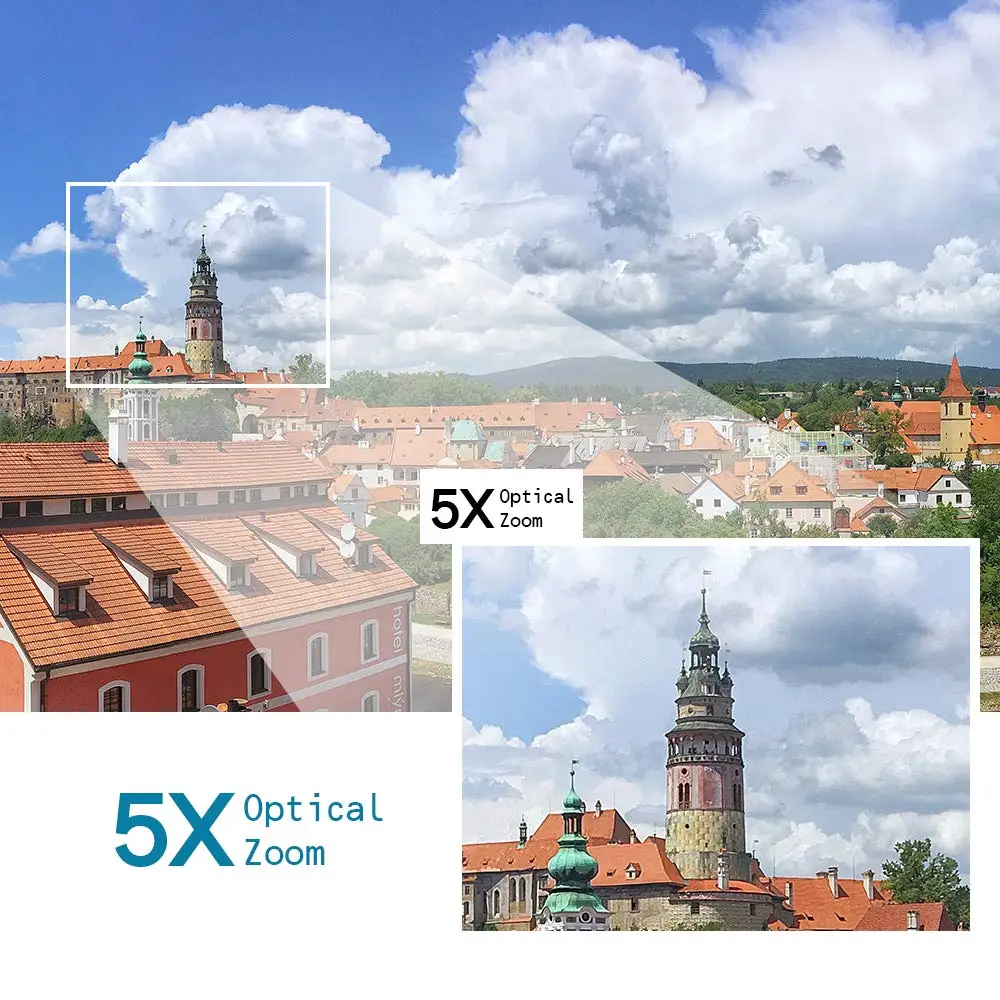 SV3C 100ft POE Security Camera Wide View 5MP Outdoor IP Camera