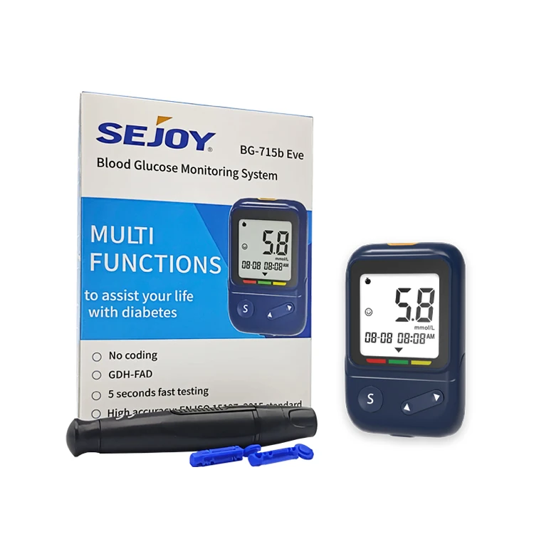 Sejoy medical equipments and accessories blood glucose tester blood sugar test kit