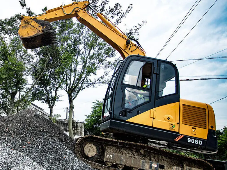 Good quality small hydraulic crawler excavator 908E/CLG908E made in Guangxi