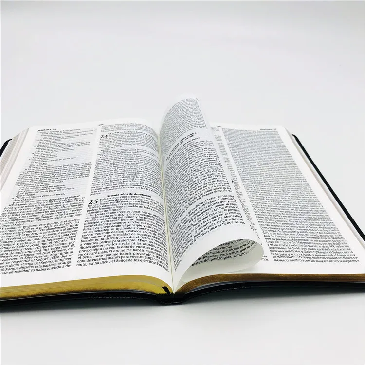 Hot Sell Bright And Clear Customization Printing Bible Hardcover Christian Holy Bible Book Printing Biblia