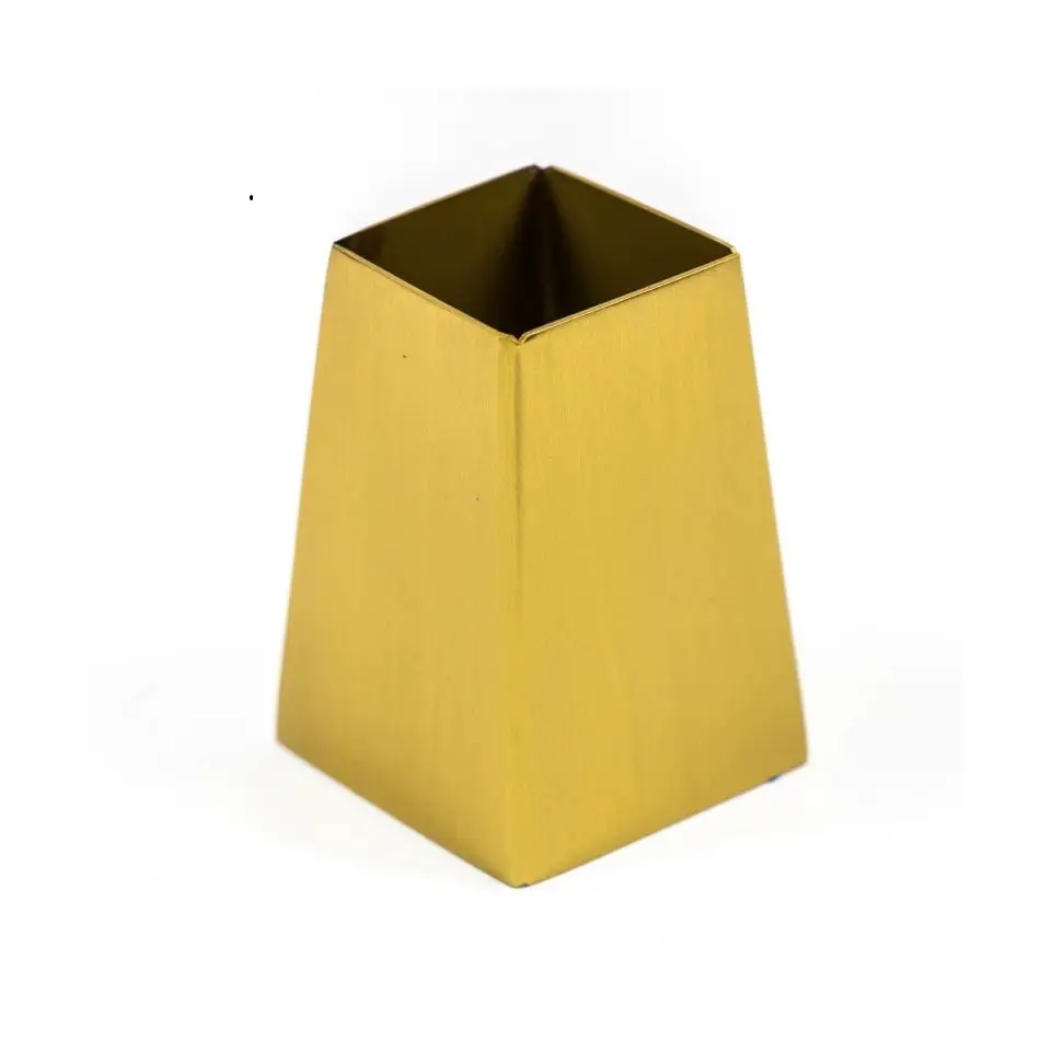 Furniture Brass Set Insert Table Sofa Round Tips Ferrules Pads Floor Protectors Gold Leg sets