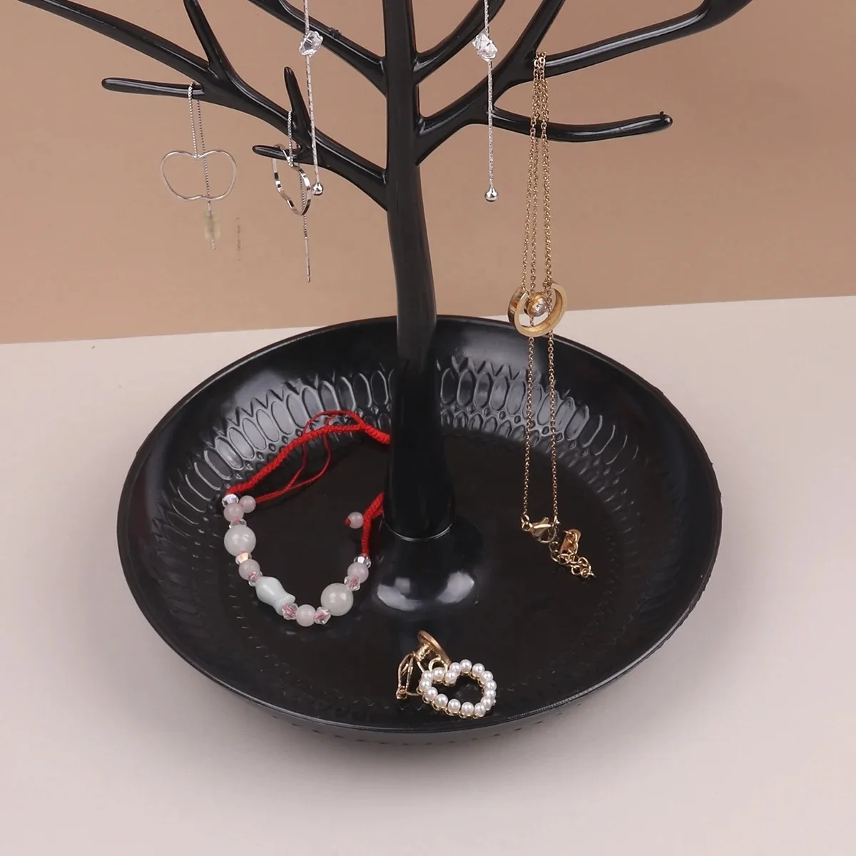wholesale Jewelry Display Stand Tree shape Storage Racks Earrings Necklaces Rings Jewelry  Desktop metal Organizer Holder