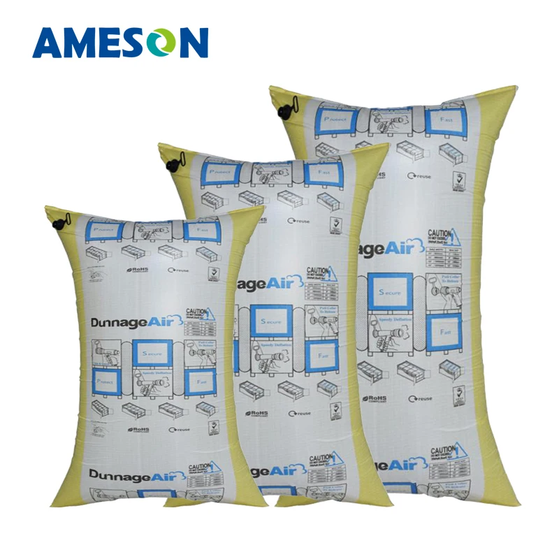Ameson Void Fill Inflatable PP Woven Dunnage Bags for Container