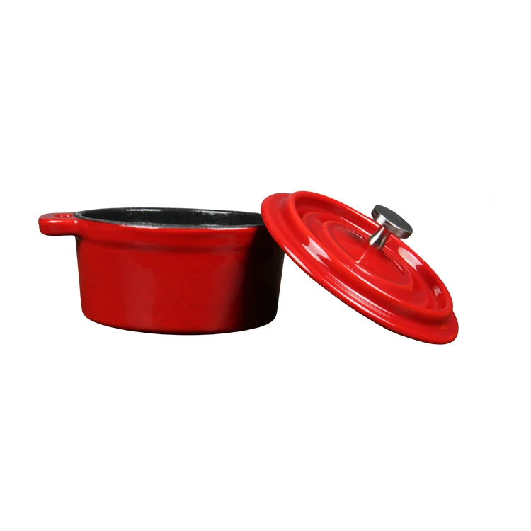 Customized Enameled Cast Iron Mini Cookware Casserole Nonstick  Petite Dutch Oven