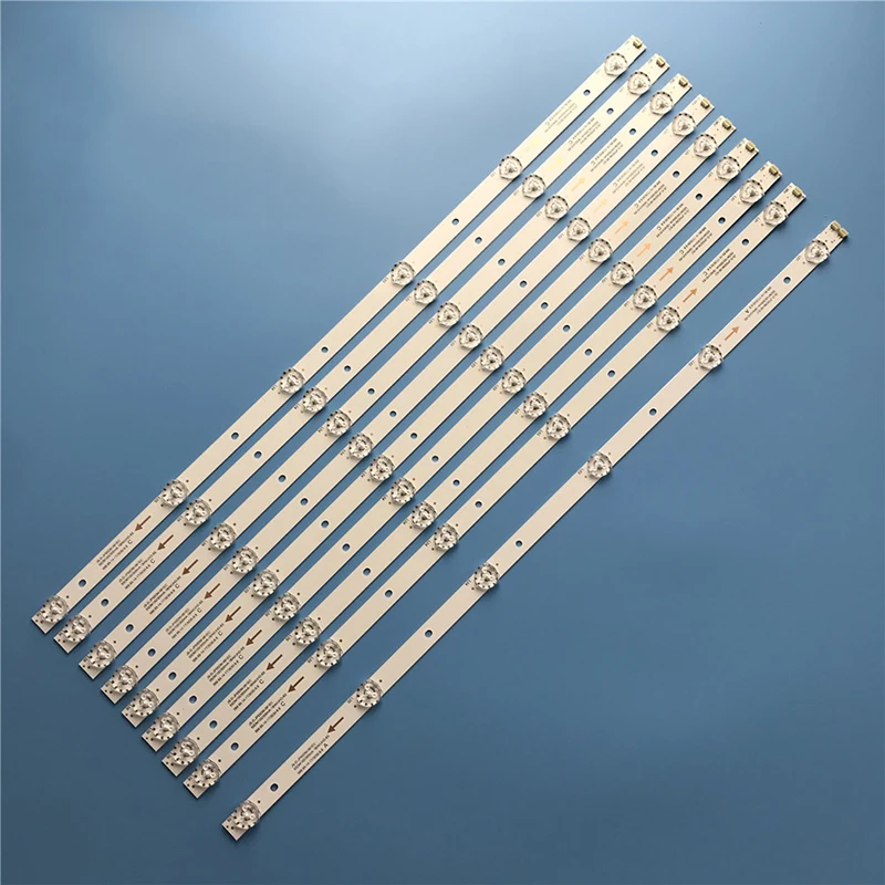 RS-1260 9 Pcs/Lot LED Backlight 6 Lamps for 55 Inch TV JS-D-JP55DM-A62EC JS-D-JP55DM-C61EC 55DM1000/300MA