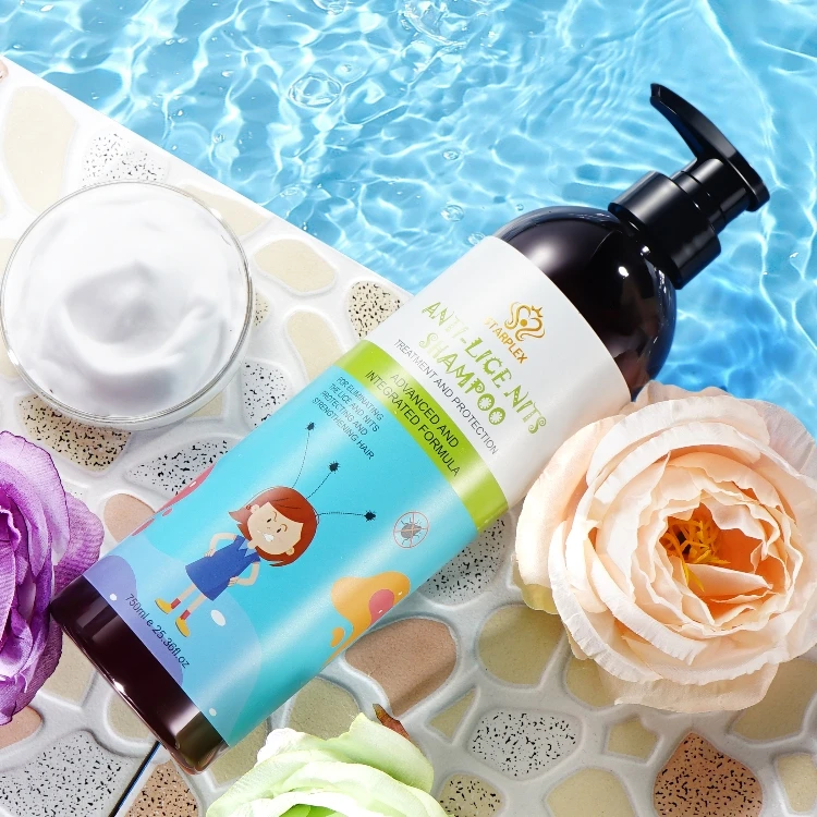 Private Label Organic Natural Moisturizing Anti-Lice Nits Baby Shampoo Specific for Children