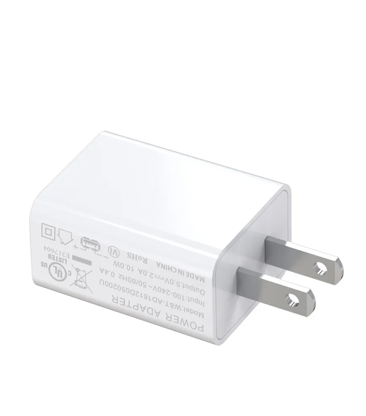 PSE UL FCC us jp plug mobile phone apple quick usb power adapt wall charger 5v 1a 2a for iphone samsung and android phone