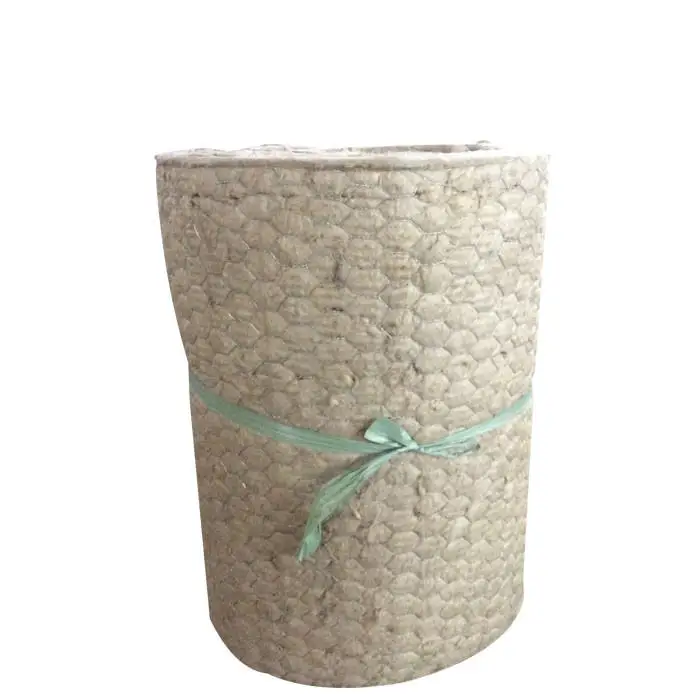 Rock wool blanket fireproof rock wool roll corrugated rock wool for sandwich panel