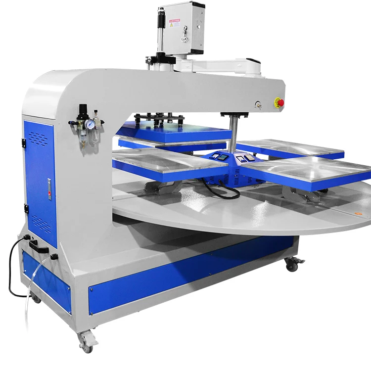 Factory Support Size Customized Best Four Station Heat Press Machine For Clothes T-Shirt