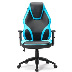 Гоночные кожаные игровые стулья для раковины игровой