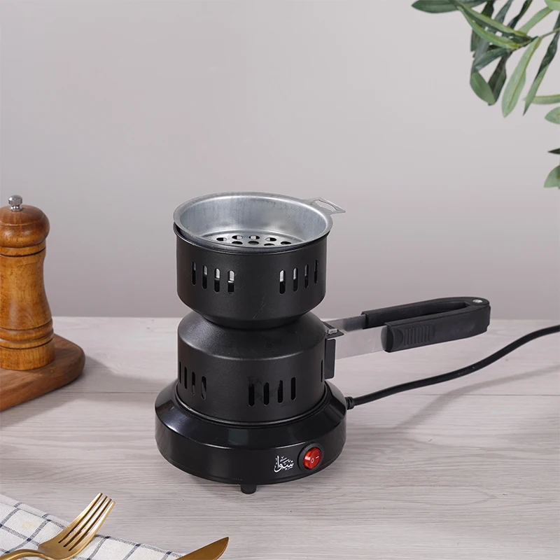 Multipurpose Portable Black 220v Electric Coal Starter Shisha Heater Stove Charcoal for Smoking