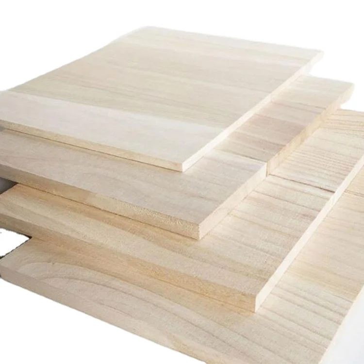 Cheap Price Bleached Paulownia Edge Glued Panel For Wood Coffin