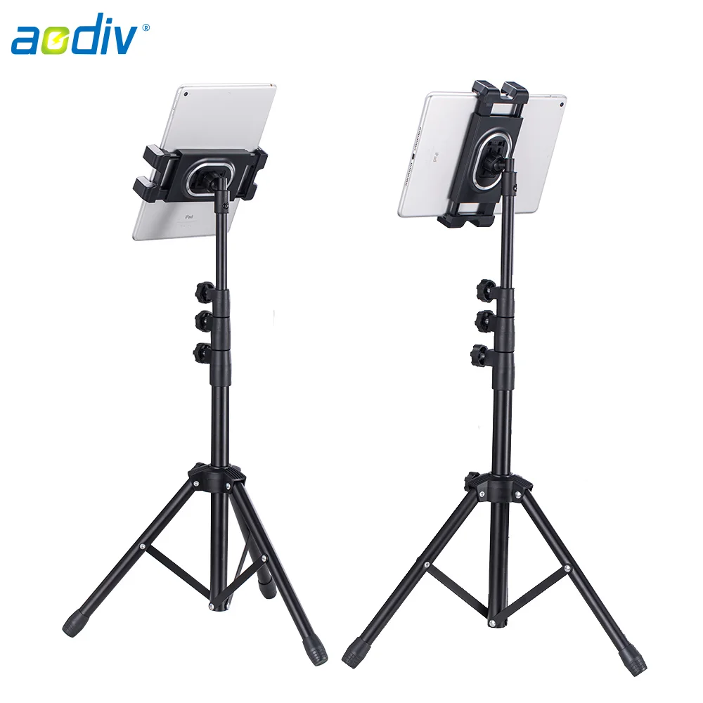 PC tablet floor stand aluminium lazy tripod for smartphone and Ipad