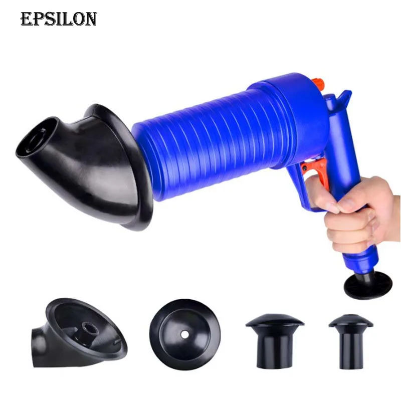 Peaceful Wholesale Hot Sale High Pressure Toilet Plunger Powerful Home Cleaner Air Drain Blaster