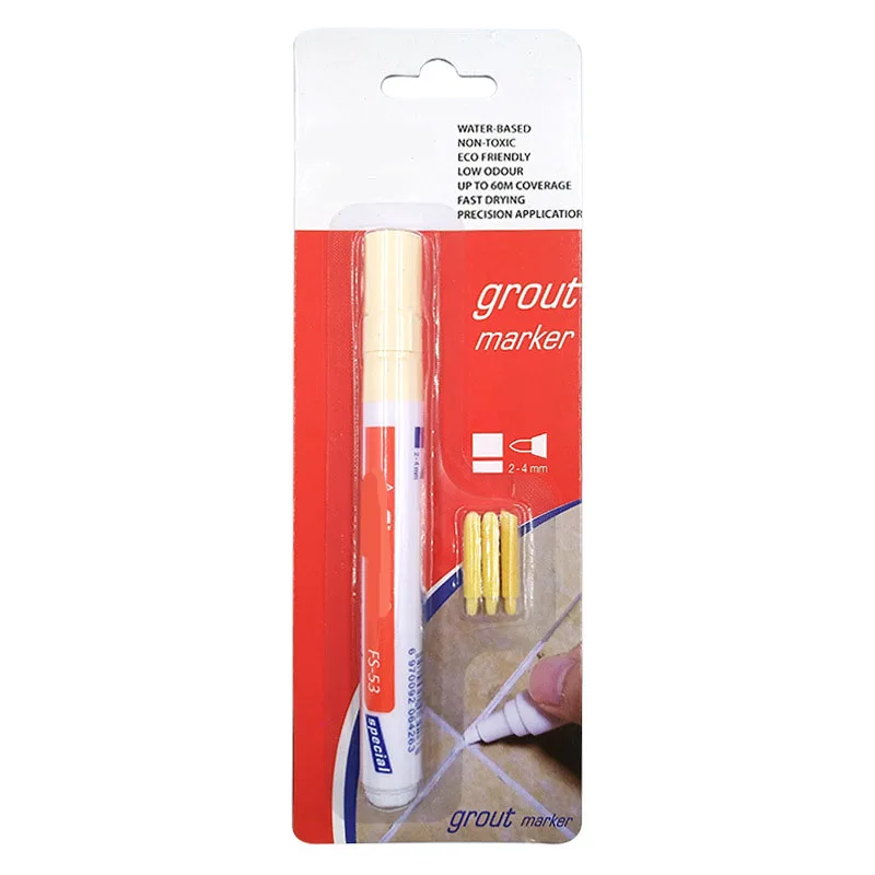 White Waterproof Tile repair Marker Grout Pen Wall Seam paint marker water-based Ceramic Restoring marker