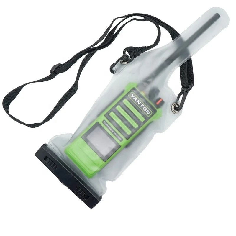 Portable Waterproof Pouch Bag Case for Walkie Talkie UV5R UV82 BF 888S Portable Electronic Equipment Protection Bag with Lanyard