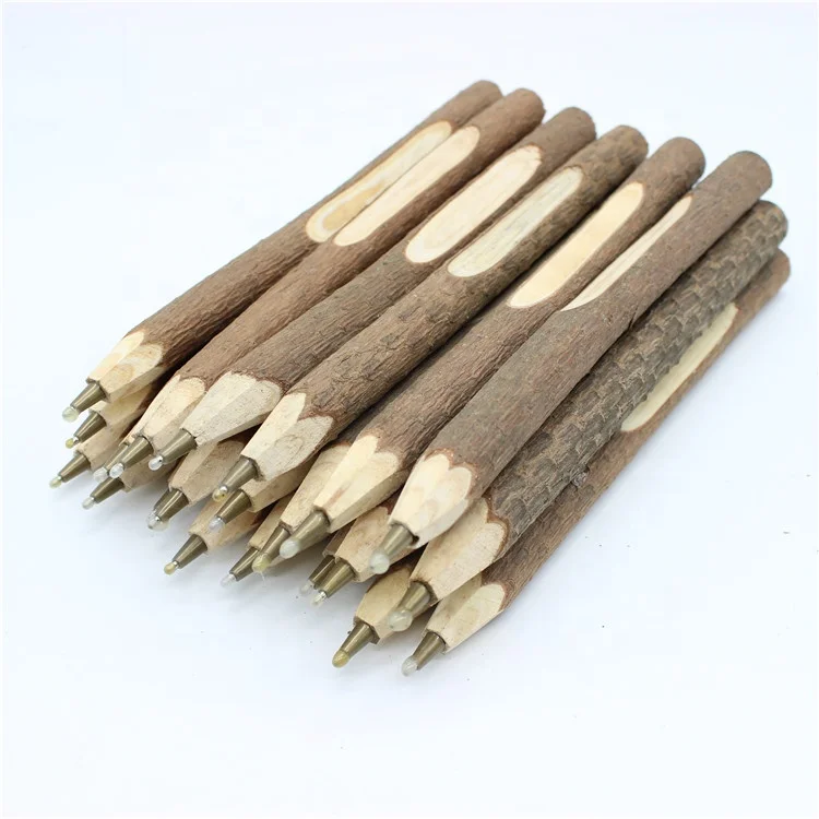 2020 eco-friendly original wood pen custom carved wood ball pen